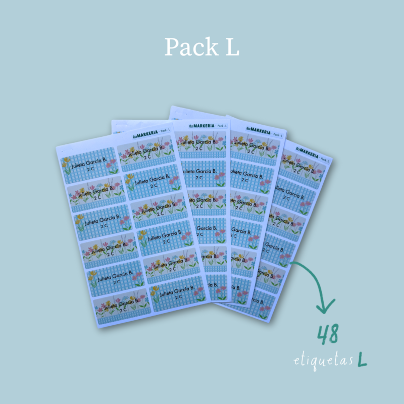 Pack L - Autoadhesivos