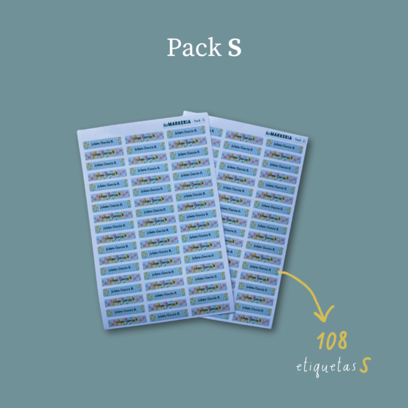 Pack S - Autoadhesivos